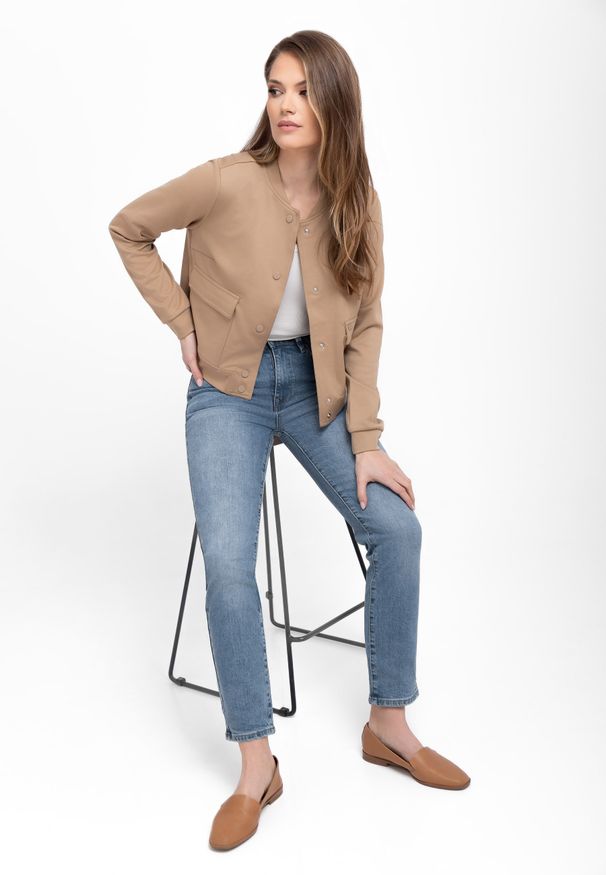 Volcano - Jeansy Slim Straight, D-SUNSY. Kolor: niebieski. Styl: klasyczny