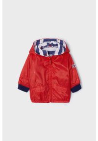 Mayoral Newborn kurtka dwustronna dziecięca kolor czerwony. Okazja: na co dzień. Kolor: czerwony. Materiał: włókno. Styl: casual