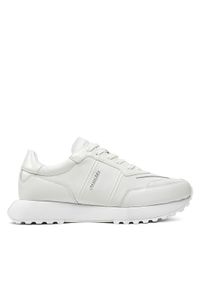 Calvin Klein Sneakersy Low Top Lace Up Lth W/ Hf HM0HM01479 Biały. Kolor: biały