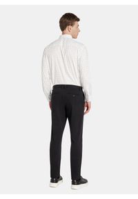 Pako Lorente - PAKO LORENTE - Granatowe spodnie chino z bawełną. Kolor: niebieski. Materiał: bawełna. Wzór: gładki. Sezon: zima, jesień. Styl: klasyczny #3