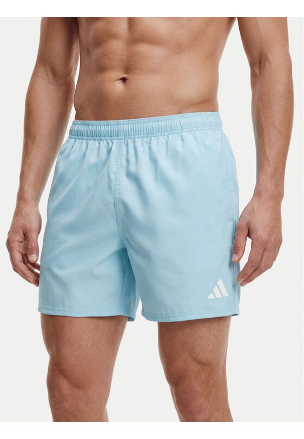 Adidas - adidas Szorty kąpielowe 5-Inch KA4921 Błękitny Regular Fit. Kolor: niebieski. Materiał: syntetyk