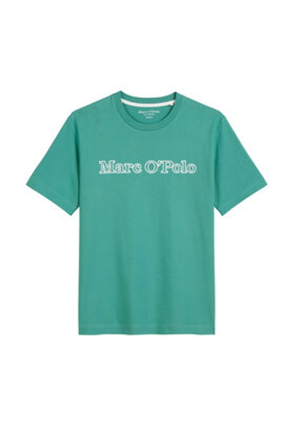 Marc O'Polo T-Shirt 526201251154 Turkusowy Regular Fit. Typ kołnierza: polo. Kolor: turkusowy. Materiał: bawełna