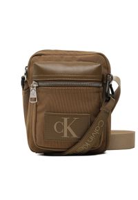 Calvin Klein Jeans Saszetka Tagged Reporter 18 Mix K50K510412 Khaki. Kolor: brązowy. Materiał: materiał #1