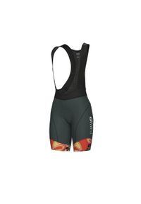 ALÉ CYCLING - Spodenki rowerowe damskie Alé Cycling PR-E Rio. Kolor: wielokolorowy, pomarańczowy, czarny
