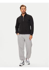 Adidas - adidas Bluza Trefoil Essentials IW5807 Czarny Regular Fit. Kolor: czarny. Materiał: syntetyk, bawełna