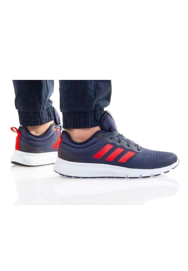 Adidas - Buty adidas Fluidup M GZ0554 niebieskie. Okazja: na co dzień. Kolor: niebieski. Materiał: materiał, syntetyk, guma. Szerokość cholewki: normalna. Sport: fitness