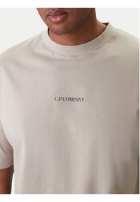C.P. Company T-Shirt 20CMTS087A005100W Beżowy Regular Fit. Kolor: beżowy. Materiał: bawełna #6