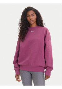 Under Armour Bluza Ua Rival 1386463 Różowy Oversize. Kolor: różowy. Materiał: bawełna #1