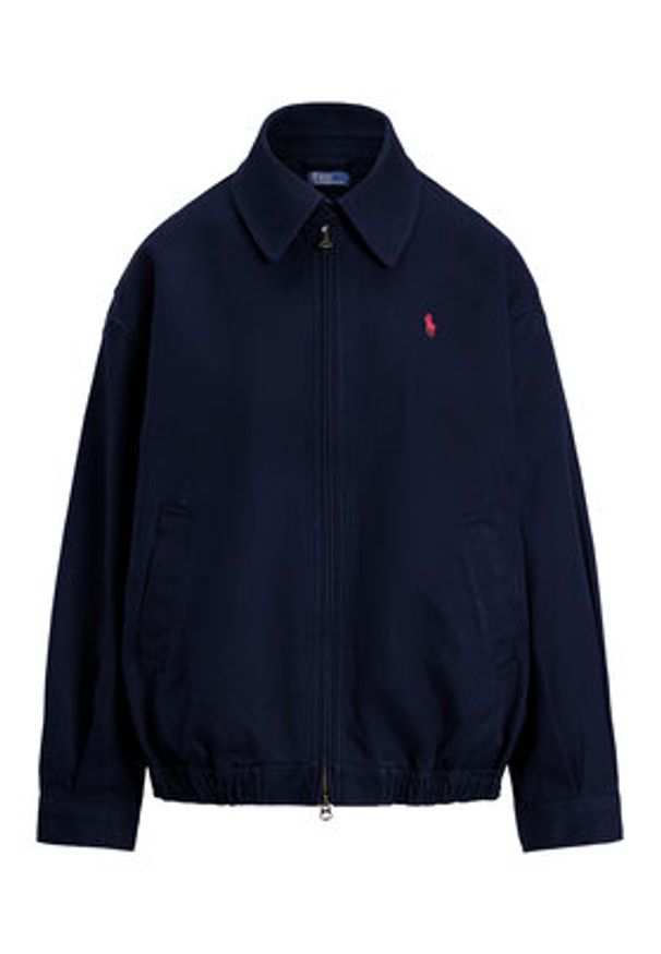 Polo Ralph Lauren Kurtka przejściowa 211A96311002 Granatowy Oversize. Typ kołnierza: polo. Kolor: niebieski. Materiał: bawełna