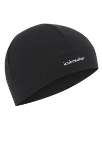 Czapka unisex Icebreaker Merino 200 Oasis 0A56SH0011 - czarna. Kolor: czarny. Materiał: materiał, wełna. Styl: klasyczny, street #1