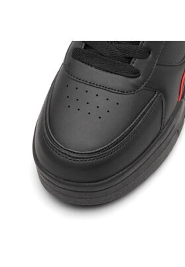 Champion Sneakersy Rebound Heritage Low Vintege Man S22030-KK011 Czarny. Kolor: czarny. Materiał: skóra
