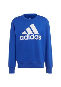 Adidas - Bluza męska adidas Essentials French Terry Big Logo. Kolor: niebieski