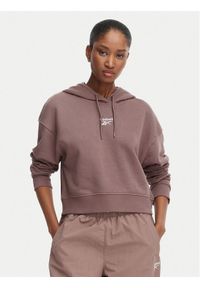 Reebok Bluza Ilona RK25712CCW Brązowy jasny Regular Fit. Kolor: brązowy. Materiał: syntetyk #1
