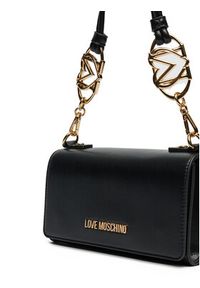 Love Moschino - LOVE MOSCHINO Torebka JC4051PP1MLF0000 Czarny. Kolor: czarny. Materiał: skórzane