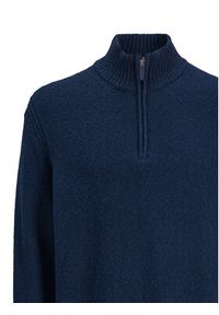 Jack & Jones Sweter Point 12287316 Niebieski Relaxed Fit. Kolor: niebieski. Materiał: bawełna #2