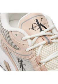 Calvin Klein Jeans Sneakersy Retro Tennis Su-Mesh Wn YW0YW00891 Beżowy. Kolor: beżowy. Materiał: materiał #4