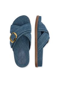 Guess Jeans Klapki CEO-HY1001-6 Niebieski. Kolor: niebieski. Materiał: materiał #4