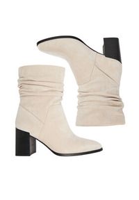 Nine West Botki CEO-JAMILAH-01 Beżowy. Kolor: beżowy. Materiał: materiał #5