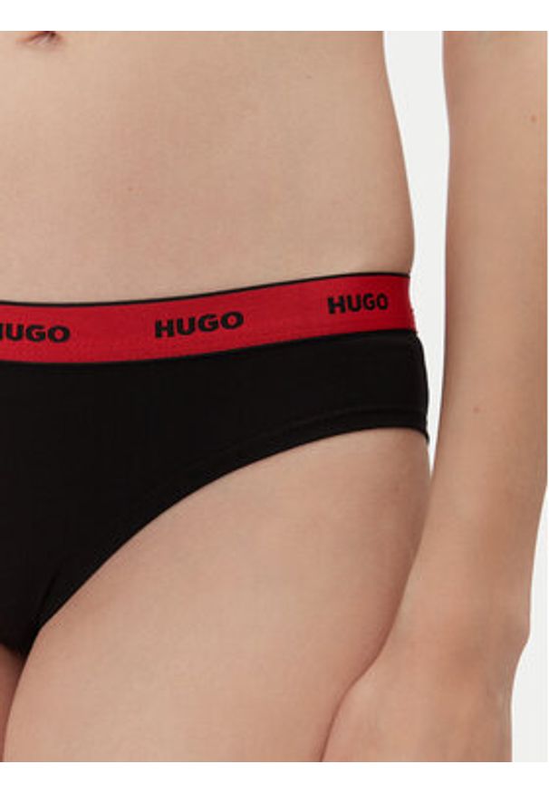 Hugo - HUGO Figi klasyczne 50545716 Czarny. Kolor: czarny. Materiał: bawełna