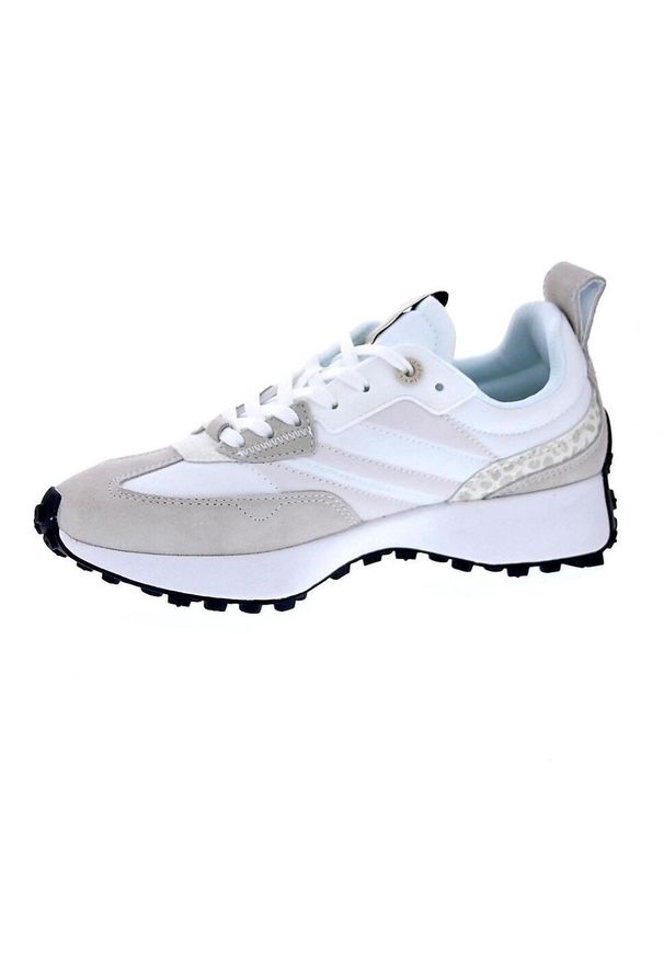 Pepe Jeans - Buty PEPE JEANS LUCKY PRINT Beżowy. Kolor: beżowy, wielokolorowy, biały. Materiał: skóra, tkanina. Wzór: nadruk