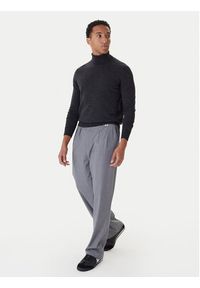 Kappa Golf 6005650 Szary Regular Fit. Typ kołnierza: golf. Kolor: szary. Materiał: wełna