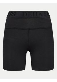 Deha Szorty sportowe A00115 Czarny Skinny Fit. Kolor: czarny. Materiał: bawełna #1