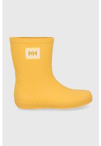 Helly Hansen Kalosze damskie kolor żółty. Nosek buta: okrągły. Kolor: żółty. Materiał: guma