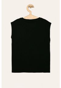 Pepe Jeans - T-shirt dziecięcy Trinity 128-178 cm. Okazja: na co dzień. Kolor: czarny. Materiał: bawełna, materiał, dzianina. Wzór: aplikacja. Styl: casual #2