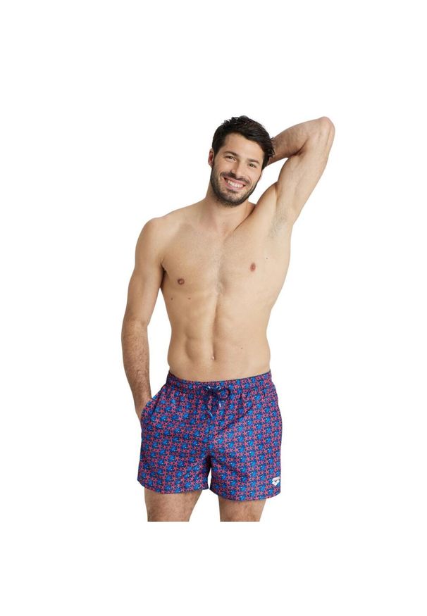 Spodenki szorty męskie plażowe Arena Allover. Kolor: fioletowy