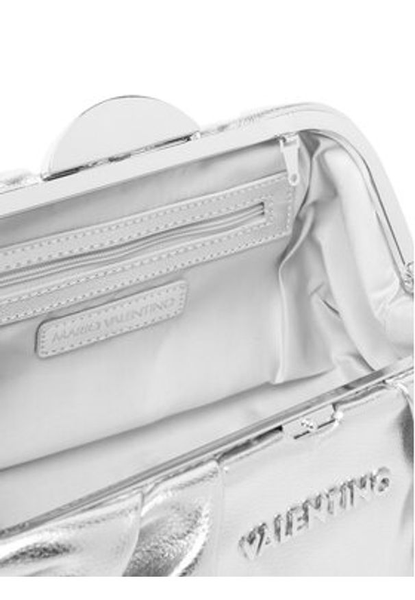 VALENTINO - Valentino Torebka Iside VBS9YA17 Srebrny. Kolor: srebrny. Materiał: skórzane