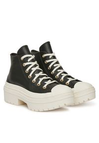 Converse Trampki Chuck Taylor All Star Lugged Heel Platform Gold A11500C Czarny. Kolor: czarny. Materiał: skóra. Obcas: na platformie #4