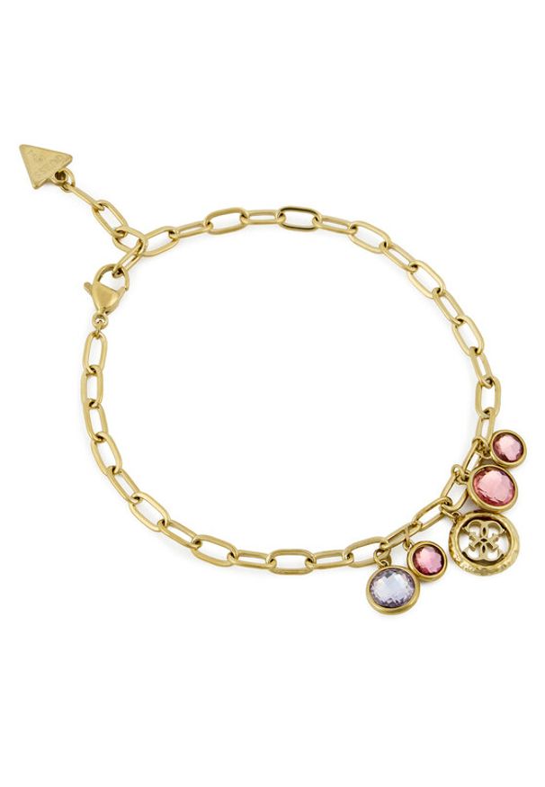 Guess Bransoletka JUBB05 096JW Złoty. Materiał: metalowe. Kolor: złoty