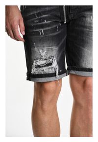 Xagon Man Szorty | P25032UM258Z | Mężczyzna | Czarny. Okazja: na co dzień, na spacer. Kolor: czarny. Materiał: bawełna, elastan. Długość: długie. Styl: vintage, klasyczny, elegancki, casual