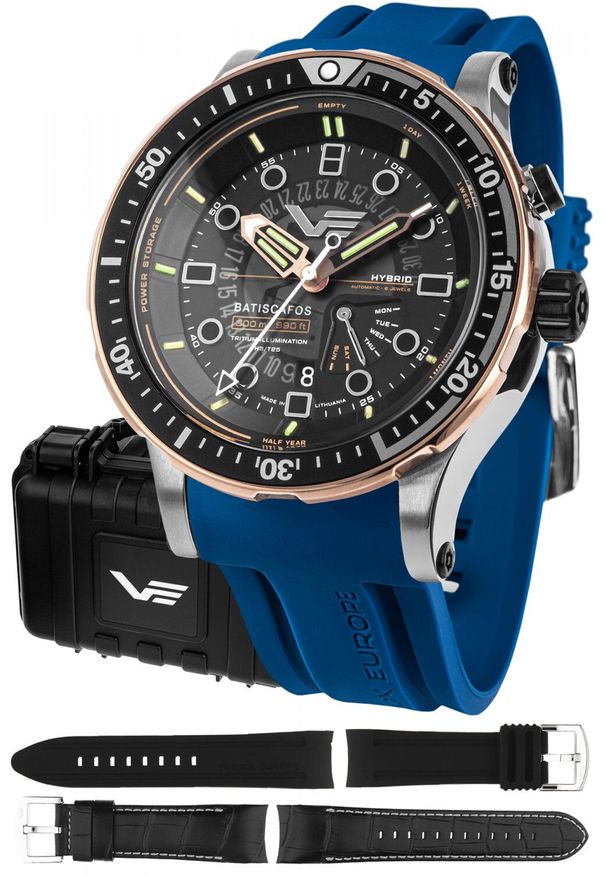 Zegarek Vostok Europe Zegarek męski Vostok Europe PX84-511E769SBL niebieski. Kolor: niebieski