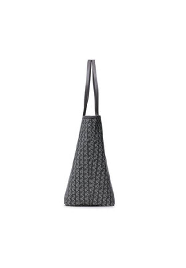 Tory Burch Torebka Basketweave Tote 145634 Szary. Kolor: szary. Materiał: skórzane