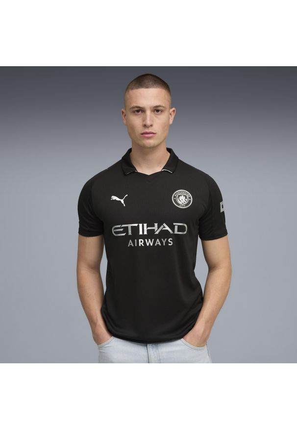 Koszulka piłkarska Puma Manchester City 25/26. Materiał: materiał. Sport: piłka nożna