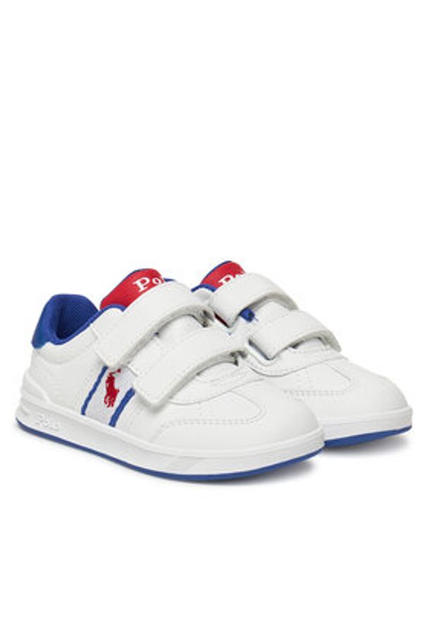 Polo Ralph Lauren Sneakersy Heritage Court III RL02068100 Biały. Kolor: biały. Materiał: skóra