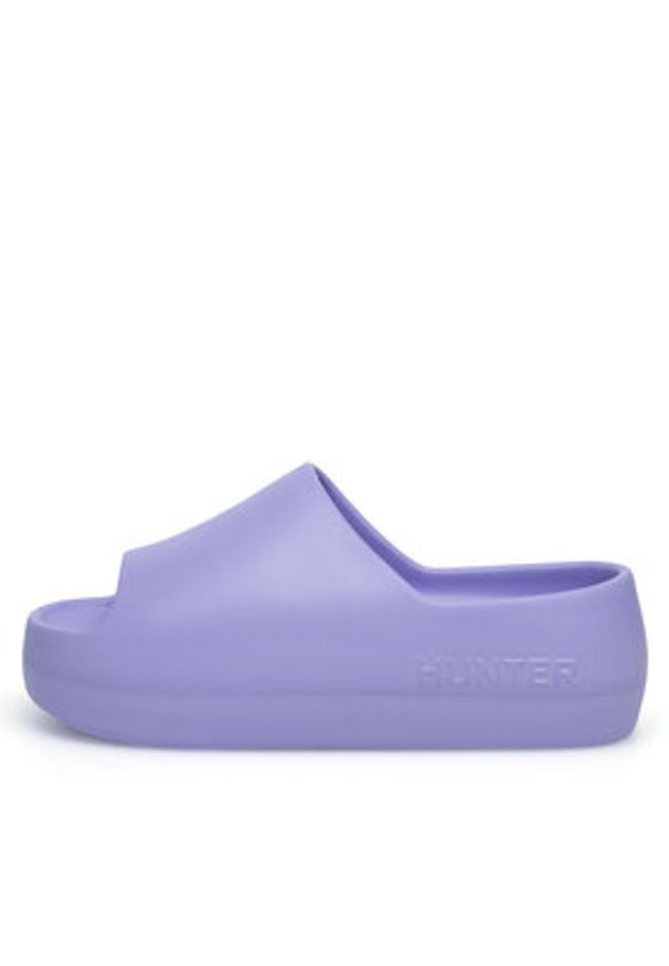 Hunter Klapki S55796-I Fioletowy. Kolor: fioletowy. Materiał: syntetyk