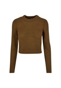 Sweter damski Urban Classics. Kolor: zielony. Materiał: dzianina, polar. Sezon: zima #1
