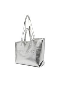 Guess Jeans Torebka CWBEO-GUESS-B-015-09 Srebrny. Kolor: srebrny. Materiał: skórzane #6