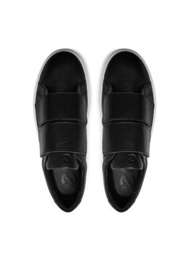 ecco - ECCO Sneakersy 21924301001 Czarny. Kolor: czarny. Materiał: skóra