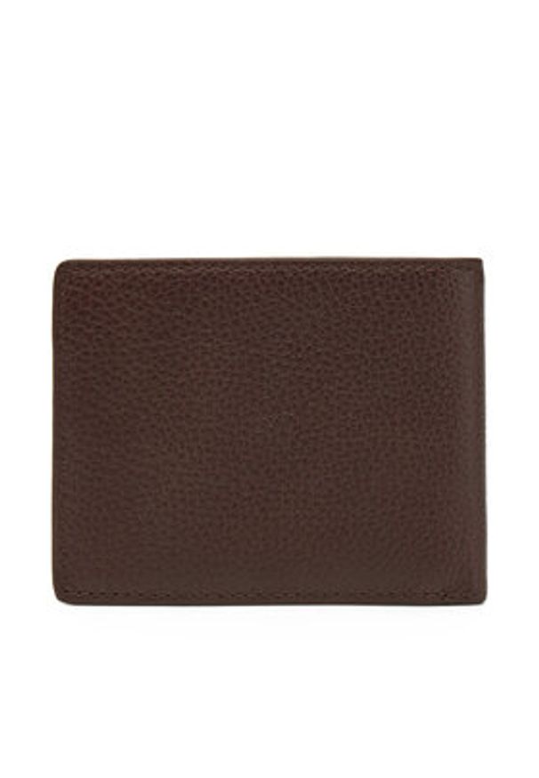 TOMMY HILFIGER - Tommy Hilfiger Duży Portfel Męski Th Monogram Mini Cc Wallet AM0AM13251 Brązowy. Kolor: brązowy. Materiał: skóra