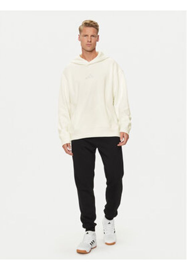 Adidas - adidas Bluza Elevated ALL SZN Terry Loop IY6577 Biały Loose Fit. Kolor: biały. Materiał: bawełna