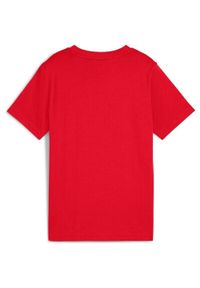 Koszulka Puma Ess 2 Color No.1 Logo Tee B, Dzieci. Kolor: czerwony. Materiał: bawełna, materiał