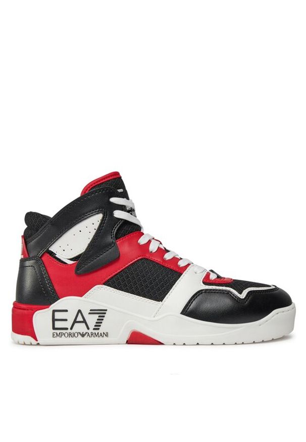 EA7 Emporio Armani Sneakersy X8Z039 XK331 S915 Czarny. Kolor: czarny. Materiał: materiał