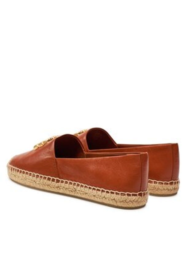 Tory Burch Espadryle 145881 Brązowy. Kolor: brązowy. Materiał: skóra