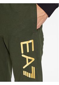 EA7 Emporio Armani Spodnie dresowe 8NPPC3 PJ05Z 0845 Zielony Regular Fit. Kolor: zielony. Materiał: bawełna #2