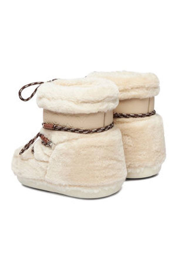 Roxy Śniegowce CEO-JY02985G-1 Écru. Kolor: kremowy. Materiał: materiał