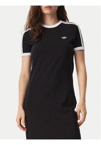 Adidas - adidas Sukienka codzienna 3 Stripes KD7978 Czarny Slim Fit. Okazja: na co dzień. Kolor: czarny. Materiał: bawełna. Typ sukienki: proste. Styl: casual #2