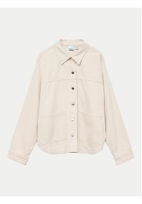 Vero Moda Koszula jeansowa Jamie 10331693 Beżowy Relaxed Fit. Kolor: beżowy. Materiał: bawełna